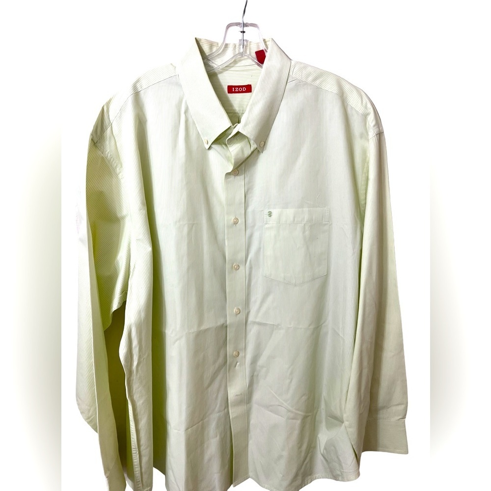 IZOD MENS 100% COTTON BUTTON DOWN SIZE 2XL☑️